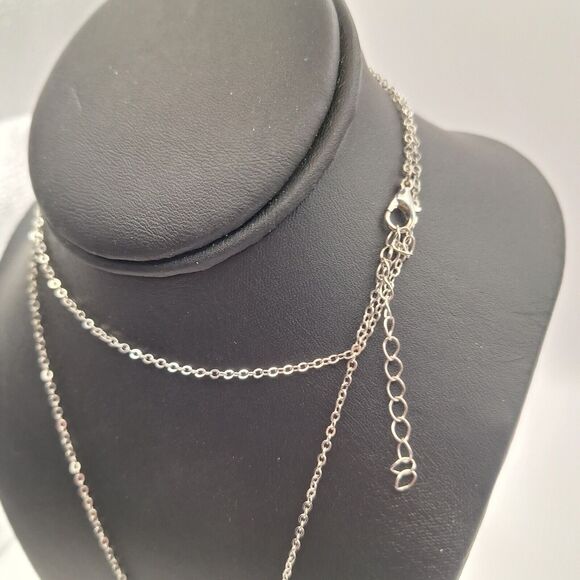 NWT Paparazzi Letters of Love Necklace & Earrings -  I 🤍 U - 32"  + 2.5" - Picture 2 of 8